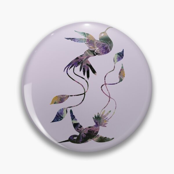Item preview, Galaxy bubbles of purple energy abstract hummingbirds designed and sold by TitaCris.