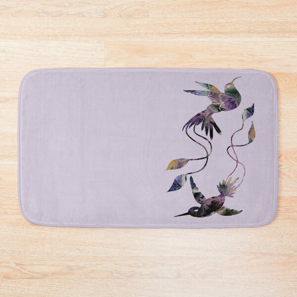 Item preview, Galaxy bubbles of purple energy abstract hummingbirds designed and sold by TitaCris.