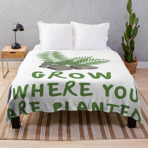 Item preview, Grow Where You Are Planted - Motivational Quotes designed and sold by josagallery.