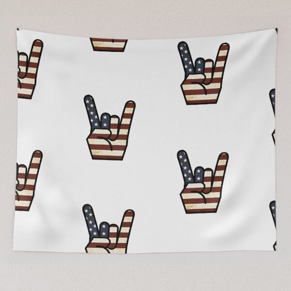 Item preview, Vintage Rock On USA hand sign designed and sold by ProArtzilla.