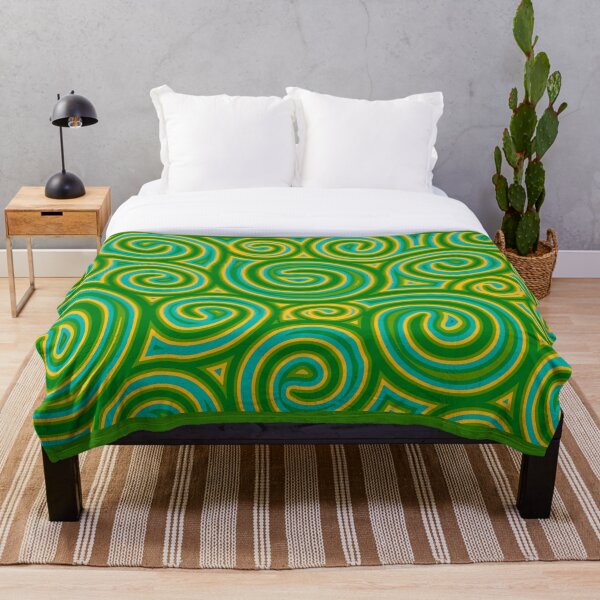 Item preview, Green Psychedelic Trippy Hippy Artwork designed and sold by Alondra.
