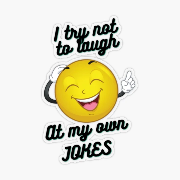 I TRY NOT TO LAUGH AT MY OWN JOKES Leggings by CreativeAngel