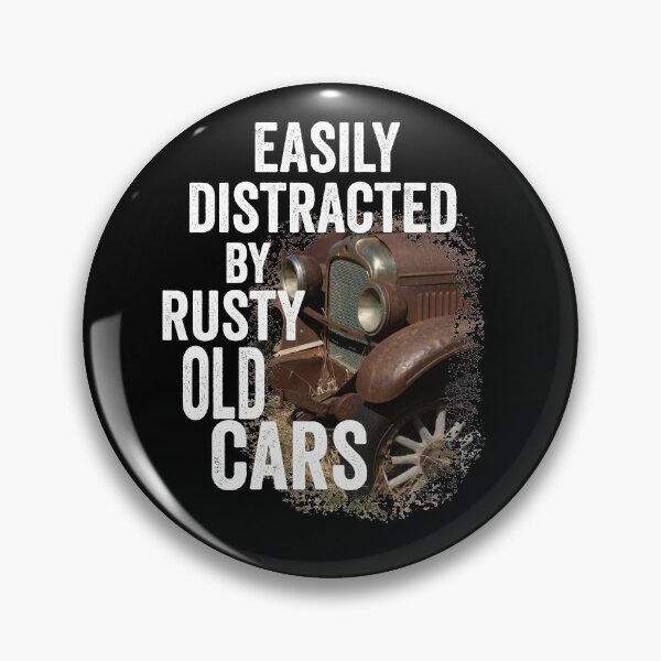 Item preview, Vintage designed; Easily distracted by rusty old cars designed and sold by Department61.