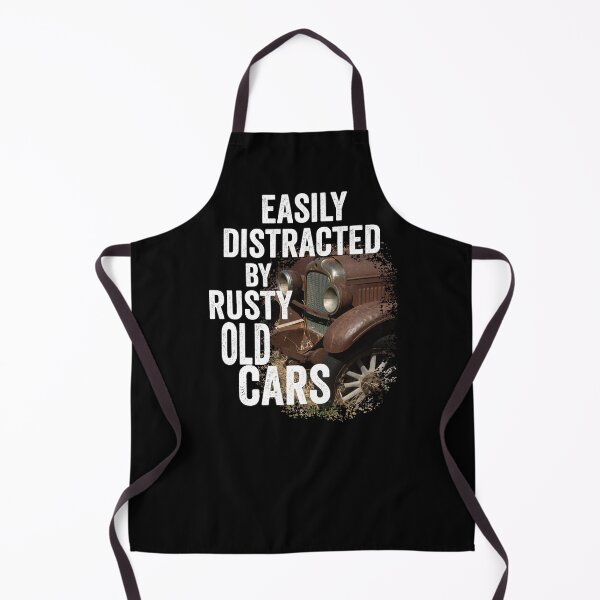 Item preview, Vintage designed; Easily distracted by rusty old cars designed and sold by Department61.