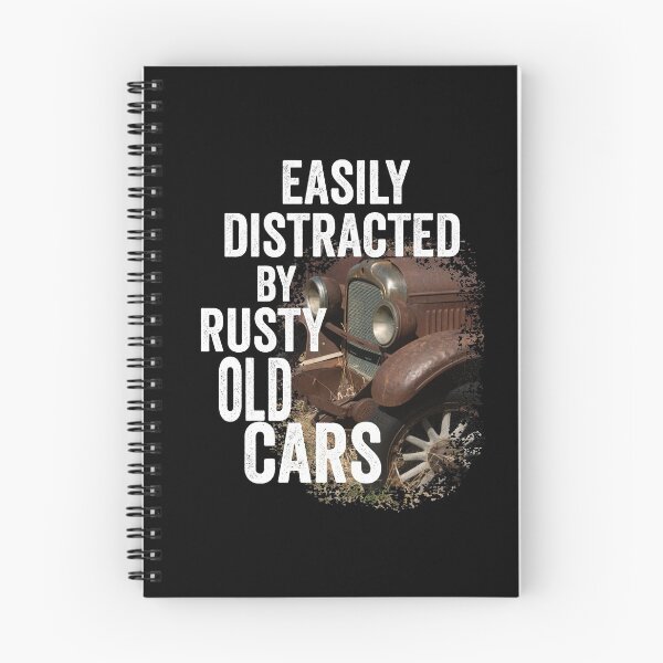 Item preview, Vintage designed; Easily distracted by rusty old cars designed and sold by Department61.