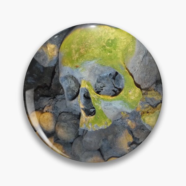 Item preview, Green Catacomb Skull designed and sold by RottinLes.