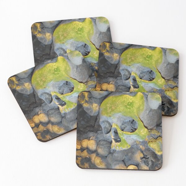 Item preview, Green Catacomb Skull designed and sold by RottinLes.