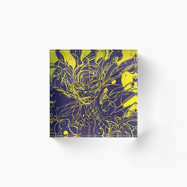 Item preview, LINE motif "Dark Art Sister" theme yellow - purple designed and sold by pompelmouss.