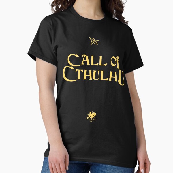 Item preview, Call of Cthulhu - Logo (gold with Elder Sign & Chaosium Inc. Logo) designed and sold by Chaosium.