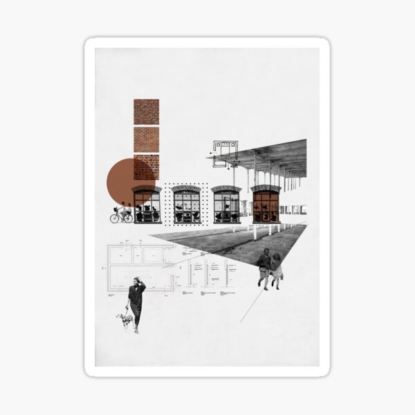 Vista previa del artículo con la obra «Arquitectura Resumen Cartel Detalle American Vibes», diseñado y vendido por A. P..