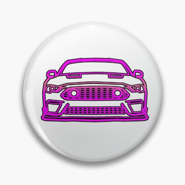 Item preview, 2021 Mustang Mach1 Outline in Hot Pink designed and sold by FabFreakShop.