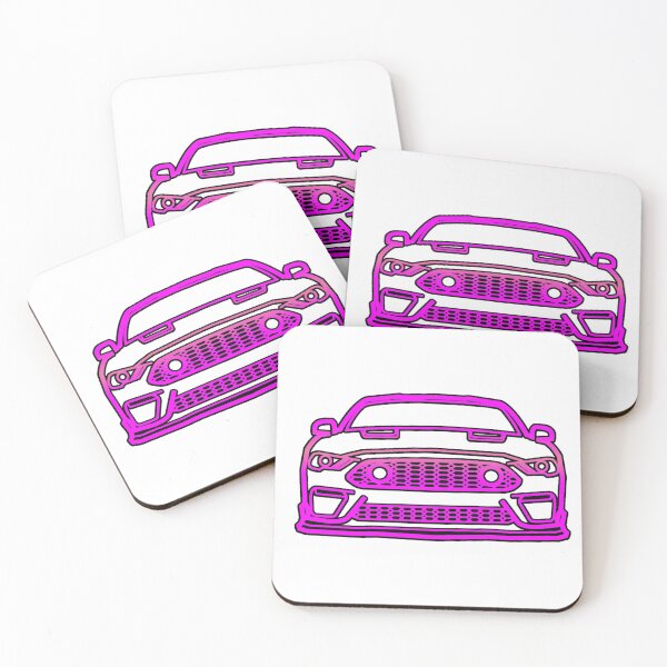 Item preview, 2021 Mustang Mach1 Outline in Hot Pink designed and sold by FabFreakShop.