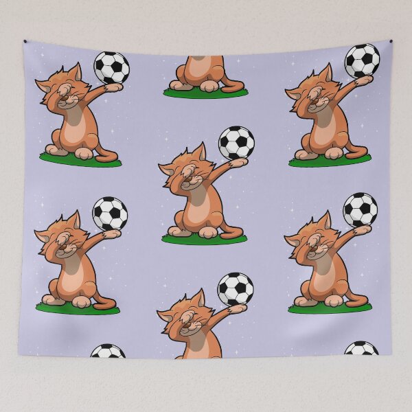 Item preview, Soccer Dabbing Cat designed and sold by LboutiqueUS.