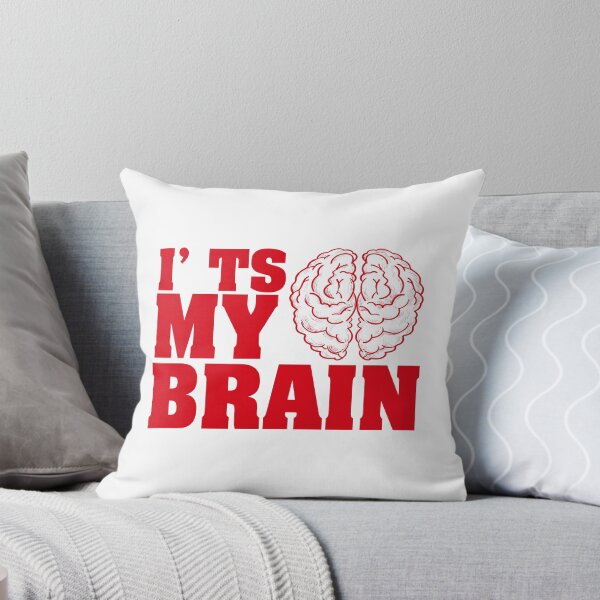 Item preview, I'ts My Brain, Red Brain designed and sold by SLGreenArrow.