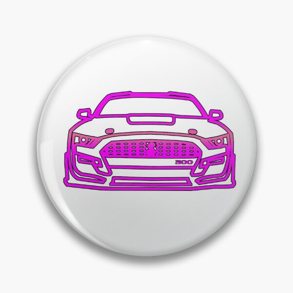 Item preview, 2021 Mustang  Shelby Outline in Hot Pink designed and sold by FabFreakShop.