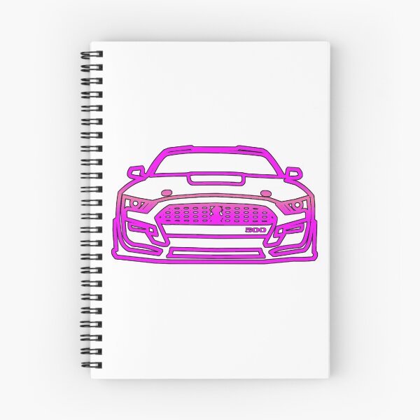 Item preview, 2021 Mustang  Shelby Outline in Hot Pink designed and sold by FabFreakShop.