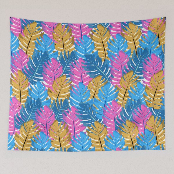 Item preview, Neon Color Tropical Leaves designed and sold by Pearl-Island.