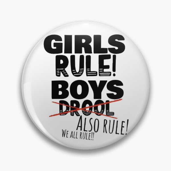 Item preview, REAL feminism is equality!! girls rule boys rule designed and sold by heyitskayte.