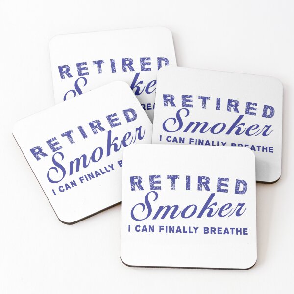 Item preview, Retired Smoker I can Finally Breathe | anti smoking phrase designed and sold by cartyourchoice.