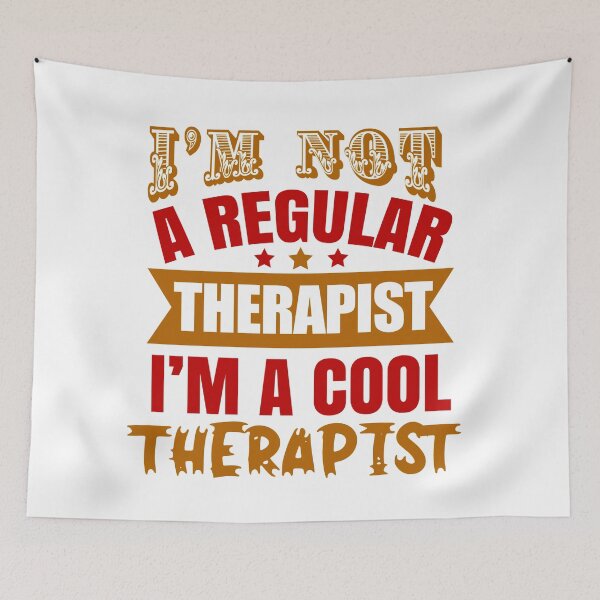 Item preview, I'm Not A Regular Therapist, I'm A Cool Therapist (Light) designed and sold by the-krisney-way.