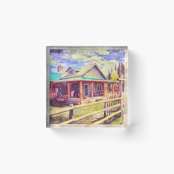 Item preview, HL Ranch watercolor  designed and sold by mclaurin612.