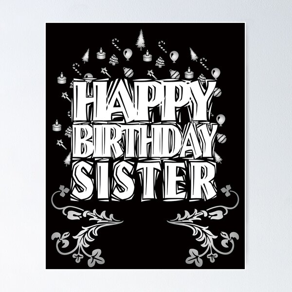 Item preview, FELIZ CUMPLEAÑOS HERMANA designed and sold by FADYMAG.