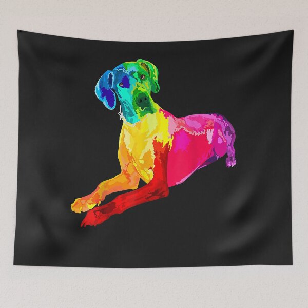 Item preview, Dog Lover Gifts Great Dane For Women Colorful Great Dane Men designed and sold by selmaeva7.
