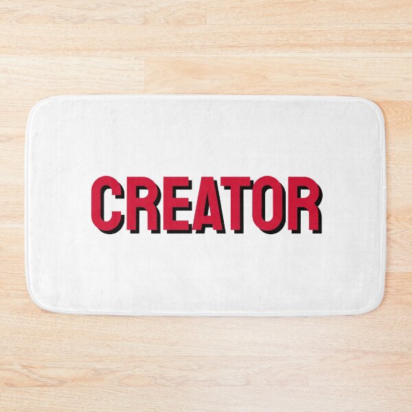 Item preview, Creator - red text designed and sold by Inspirationmotivation.