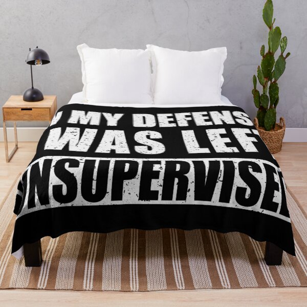 Item preview, My Defense I was Left Unsupervised | Distressed designed and sold by KarolinaPaz.