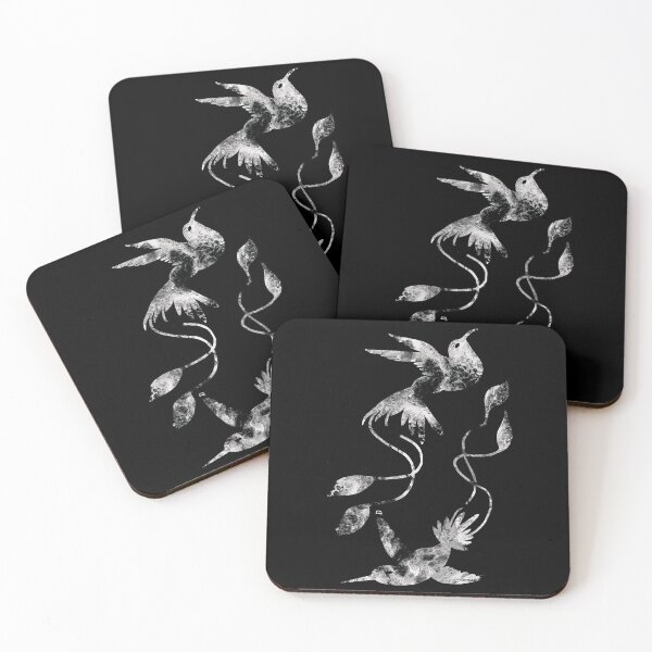 Item preview, There is beauty in darkness abstract hummingbirds designed and sold by TitaCris.