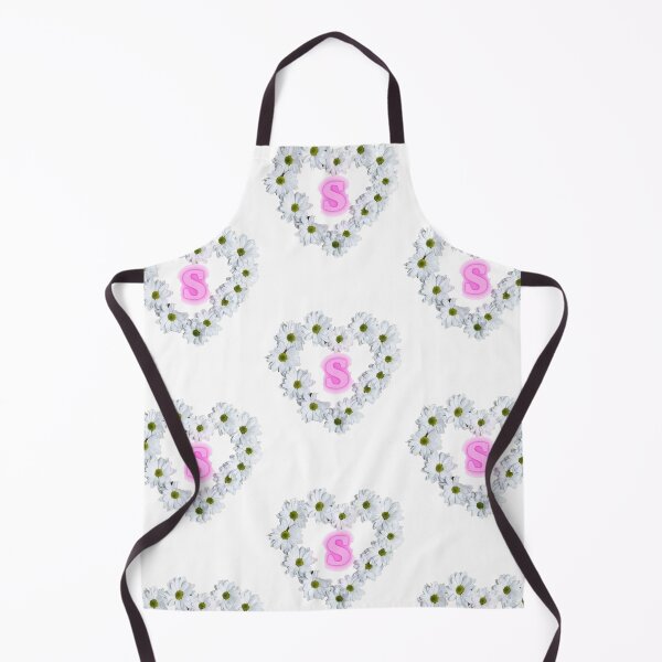 Item preview, Letter s surrounded by a heart of white roses designed and sold by salehstore7.