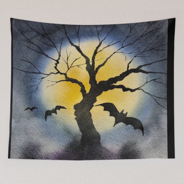 Item preview, Halloween Moonlit Night. Haunting Full Moon , Moonlit Night designed and sold by AwakenedSoul.