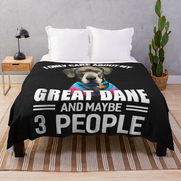 great dane throw blankets