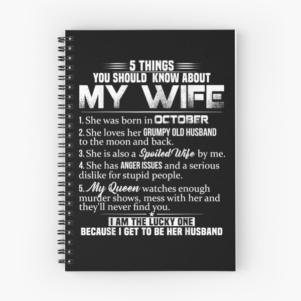 Item preview, 5 Things You Should Know About My Wife Was Born In October  designed and sold by tashiav.
