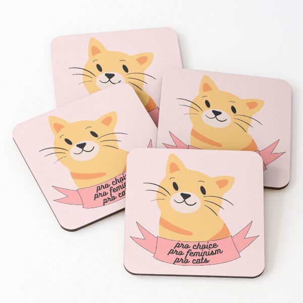 Item preview, PRO CHOICE PRO FEMINISM PRO CATS designed and sold by wilder-mind.