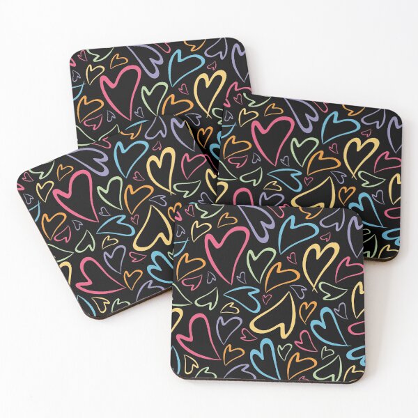 Item preview, Colorful hearts designed and sold by Kritzel-Claudi.