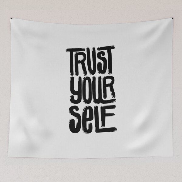 Item preview, Trust Yourself Black designed and sold by PepAndGrace.