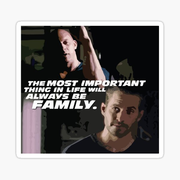 Funny Family meme, Dom Toretto Memes, Bald guy Family meme Sticker  Sticker for Sale by JayDesigns101