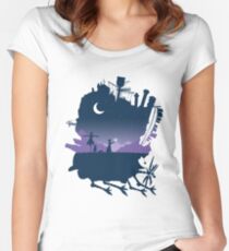 howls moving castle Women's Fitted Scoop T-Shirt