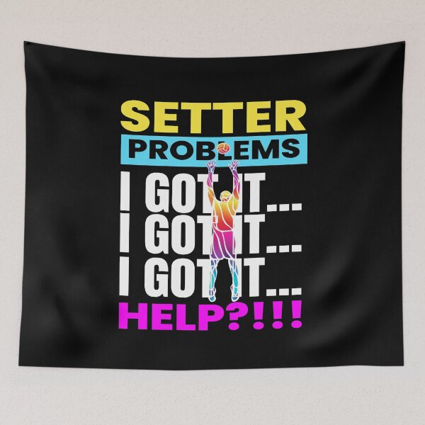 Item preview, Setter Problems Volleyball Beach designed and sold by MooonTees.
