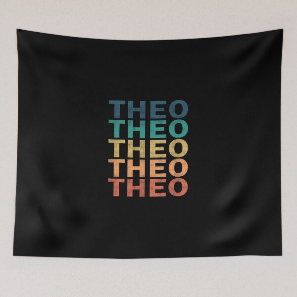 Item preview, Theo Name T Shirt - Theo Vintage Retro Name Gift Item Tee designed and sold by lawkeira11.