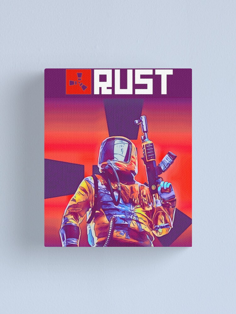 "Rust Game Poster" Canvas Print for Sale by CTTDesigns Redbubble