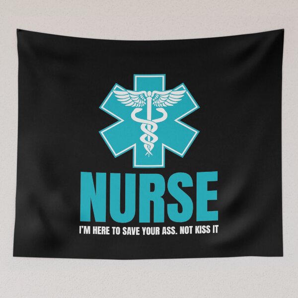 Item preview, Nurse Save Your Ass Nurse designed and sold by MooonTees.