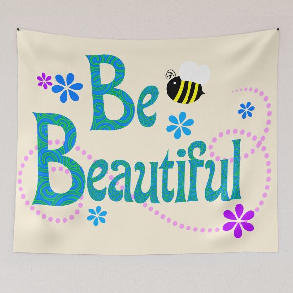 Item preview, Bee Beautiful Artistic Typography designed and sold by Alondra.