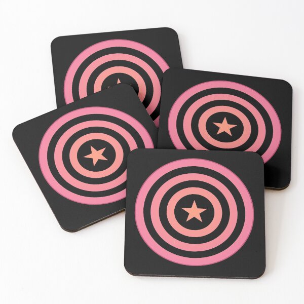 Item preview, Pink Star Bullseye in Circles designed and sold by sheatherley.