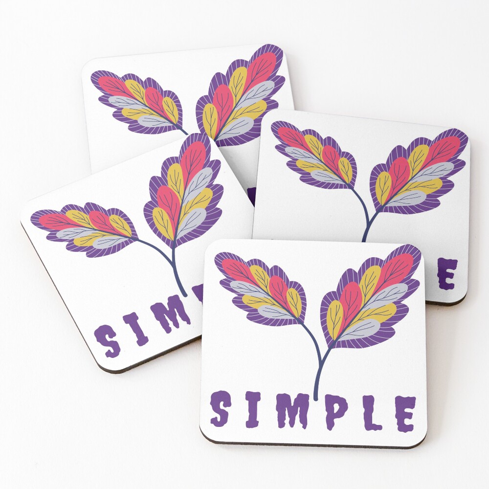 Item preview, Coasters (Set of 4) designed and sold by PIKABOOO.