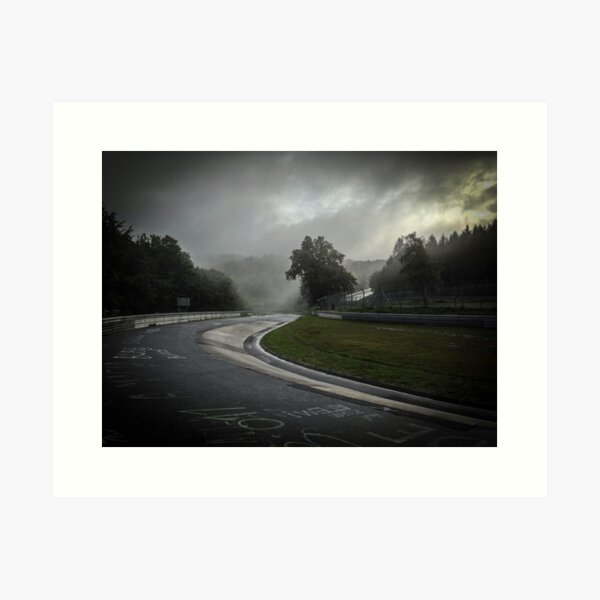 Stormy Karussell Art Print