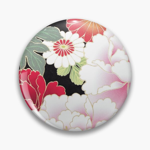 Item preview, Traditional Japanese Flowers Pattern designed and sold by Gymmer-Life.