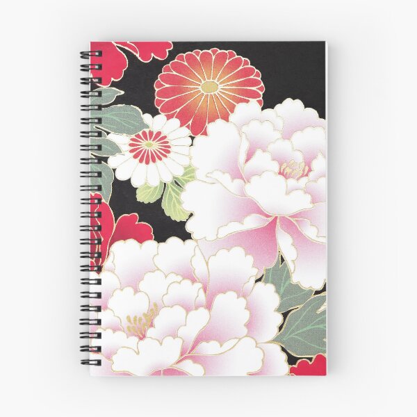 Item preview, Traditional Japanese Flowers Pattern designed and sold by Gymmer-Life.