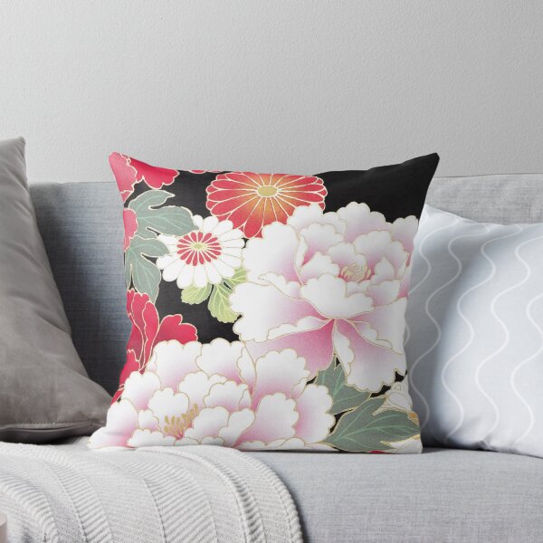 Item preview, Traditional Japanese Flowers Pattern designed and sold by Gymmer-Life.